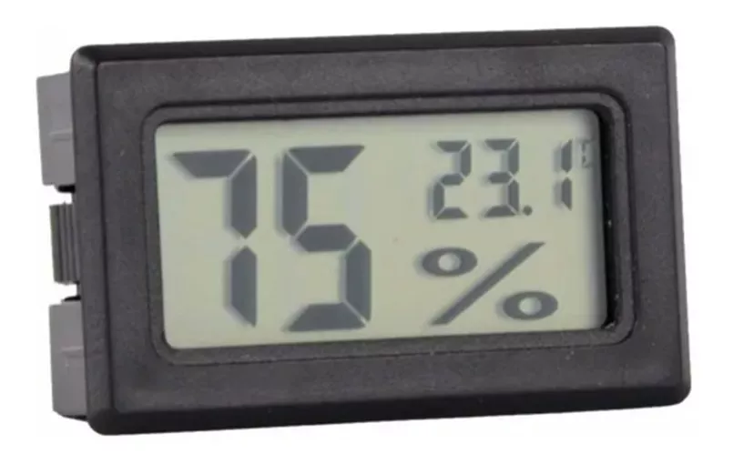 Higrômetro Medidor Temperatura E Umidade Chocadeira Terrário