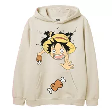 Sudadera Monkey D Luffy Comida Mugiwara One Piece