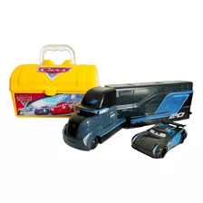 Disney Cars Carreta Jackson Storm Cm E Carro Storm + Brinde