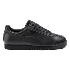 Tenis Puma Roma Basic Negro Monocrom Comodo Ligero 353572-17