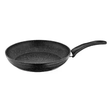 Sartén Papilla, Antiadherente Aluminio Granito, 28cm, Cocina Color Negro Granito