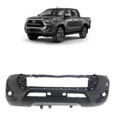 Parachoque Dianteiro Hilux 2021 A 2023 Preto Liso Com Furo