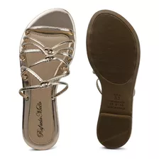 Sandália Feminina Chinelo Rasteirinha Moda Praia Novidade