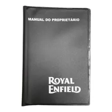 Capa Guardar Manual Proprietário Moto Royal Enfield