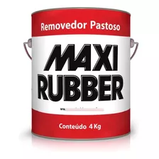 Removedor Pastoso De Tinta Maxi Rubber 4kg