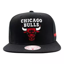Gorra Chicago Bulls Mitchell & Ness Plana Nueva Original
