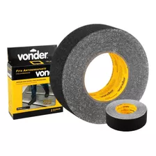 Fita Antiderrapante 15m X 50mm P/ Piso Escada Preto Vonder