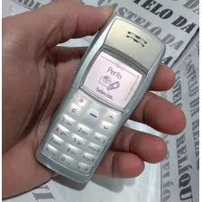 Celular Nokia 1100 Prata C/ Lanterna Antigo De Chip 100% Ok