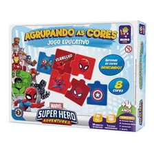 Brinquedo Educativo Marvel Agrupando As Cores 32pe