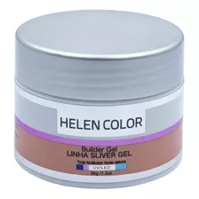 Gel Para Unhas De Gel Helen Color Silver Nude Sakura 35g