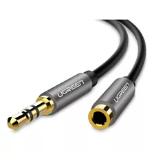 Cable De Extensión De Audio Ugreen (3,5 Mm, Macho/hembra, 5 M), Color Negro