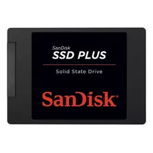 Disco Sólido Ssd Interno Sandisk Ssd Plus Sdssda-480g-g26 480gb Negro