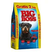 Comida Perro Adulto Big Boss 22 Kg +