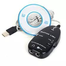 Guitar Link Cable Usb Interface Laptop Pc Mac Windows Musica