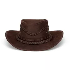 Chapeu Modelo Australiano 100% Couro Legitimo Sem Frete Grat