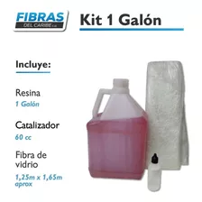 Kit De Fibra De Vidrio De 1 Galón, Marca Poliresyn 