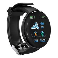 Smartwatch Reloj Inteligente Android Bluetooth Ios Color De La Caja Marrón Claro Color De La Malla Negro