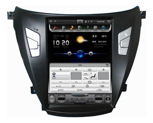 Radio Tctil Wifi Gps Tesla Para Hyundai Elantra 2015-2016 Foto 3