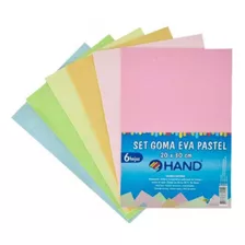 Pack 60 Hojas Goma Eva Pastel 20x30cms Colores - Ps