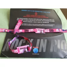 Pulseira Rock In Rio 2019 Para Colecionador Dia 05 Pink