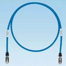 Cable De Red Azul S/ftp (s-stp) Tx6a, 10gig, Cat6a, 1m
