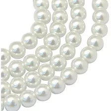 Perla De Cristal Satinado 4mm, Bisutería 5 Tiras, 210pz C/u