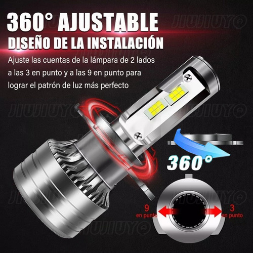 Para Ford H4 Kit De Luces Led Alta/baja  4000 Lm  Canbus Foto 4