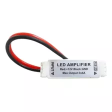 Mini Amplificador Tira Led Rgb 12v 3x4 Amp Amplificador Led