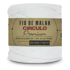 Fio De Malha Círculo Premium - Ideal Artesanato E Crochê Cor 8001 - Branco