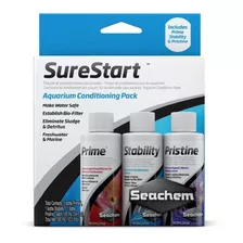 Seachem Sure Start Pack 100ml Prime + Stability + Pristine