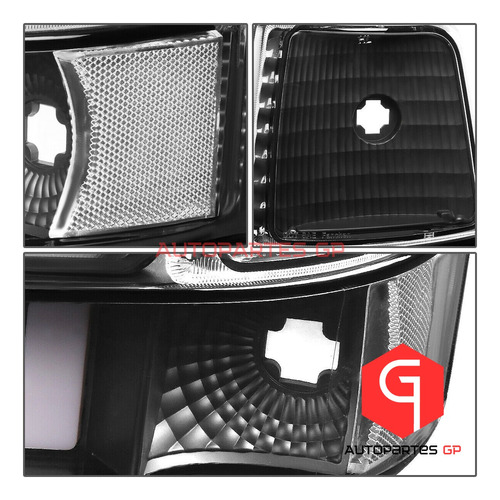 Par Faros Led Drl Ford F-150f-250f-350 Bronco 92 93 94 95 96 Foto 5