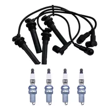 Kit Cables Bujías + Bujías Para Chevrolet Spark Gt 1.2 11/22