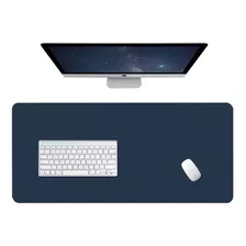 Mouse Pad Extra Grande 100x48cm Escritorio Home Office Setup Cor Azul-marinho