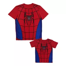 Camiseta Tal Pai Tal Filho Heróis Personagens Kit 2 Peças