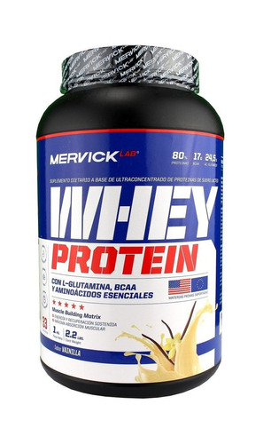 Suplemento En Polvo Mervicklab  Whey Protein Proteínas Sabor Vainilla En Pote De 1kg