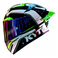 Capacete Kyt Tt Course Grand Prix + Viseira Camaleão + Aero