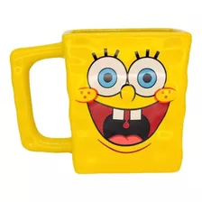 Caneca 3d Quadrada Bob Esponja 450ml Zona Criativa