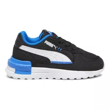 Zapatillas Puma Gravition Ac Infant Sportstyle Moda Negro