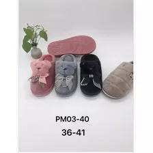 Pm03-40 Pantuflas De Mujer