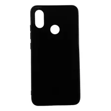 Capa Capinha Case Silicone Premium Preta Fume Para Mi 8