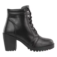 Coturno Bota Feminina Tratorada Cano Curto