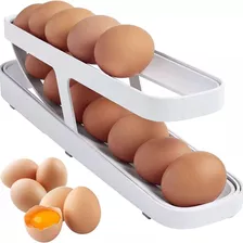 Door Eggs Tray Dispenser Rolling Organizer Up To 14 Un.