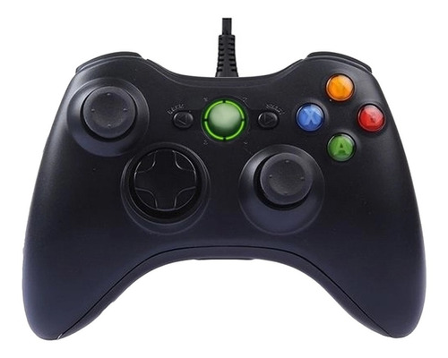 Controle Xbox 360 Com Fio Pc 2 Em 1
