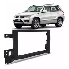 Moldura Painel Dvd 2 Din Suzuki Grand Vitara Preto Fosco