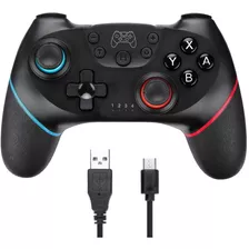 Control Gamepad Mando Compatible Nintendo Switch Inalámbrico Color Negro