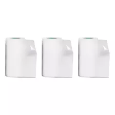 3pcs Rolo De Papel Térmico Pegajoso De Preservação De 10 