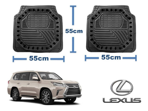 Tapetes Premium Black Carbon 3d Lexus Lx 2022 A 2024 Foto 3