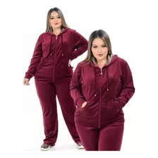 Conjunto Feminino De Frio Inverno Plush Quentinho Linha Gold