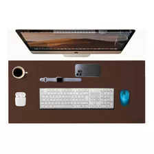 Mouse Pad Desk Pad Grande De Couro Sintetico Impermeável