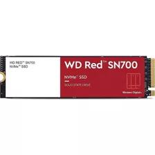 Ssd Western Digital Wd Red Sn700 Nvme 500gb, Pci 3.0, Cor Vermelha M.2
